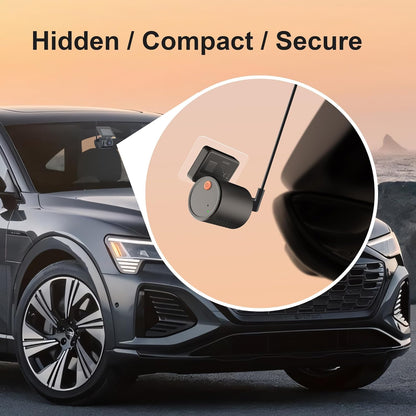 KAWA 1296P QHD Mini Car Dashcam – WDR/3D DNR with Super Night Vision, 24H Parking Monitoring and G-Sensor, New Car Dashcam 2025, Mini 3