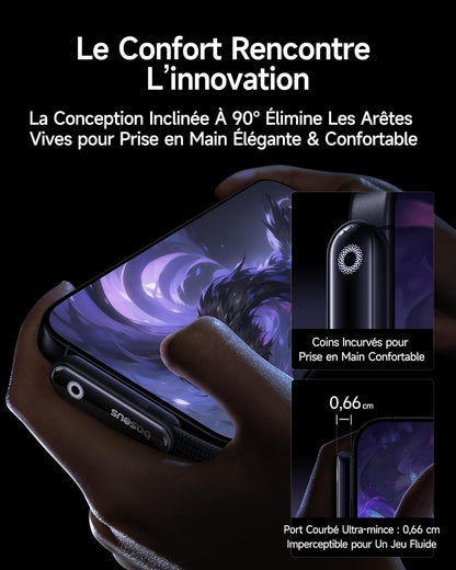 Baseus USB C Cable with 90° Elbow, 100W Type-C to C E-Sport Fast Charging Cable with Ring Mood Light, 480Mbps, Braided Cable for iPhone16/16Pro/15, Samsung S24U, Macbook, 1m